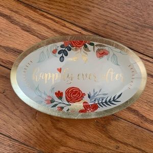 NWOT Francesca’s Happily Ever After Trinket Dish